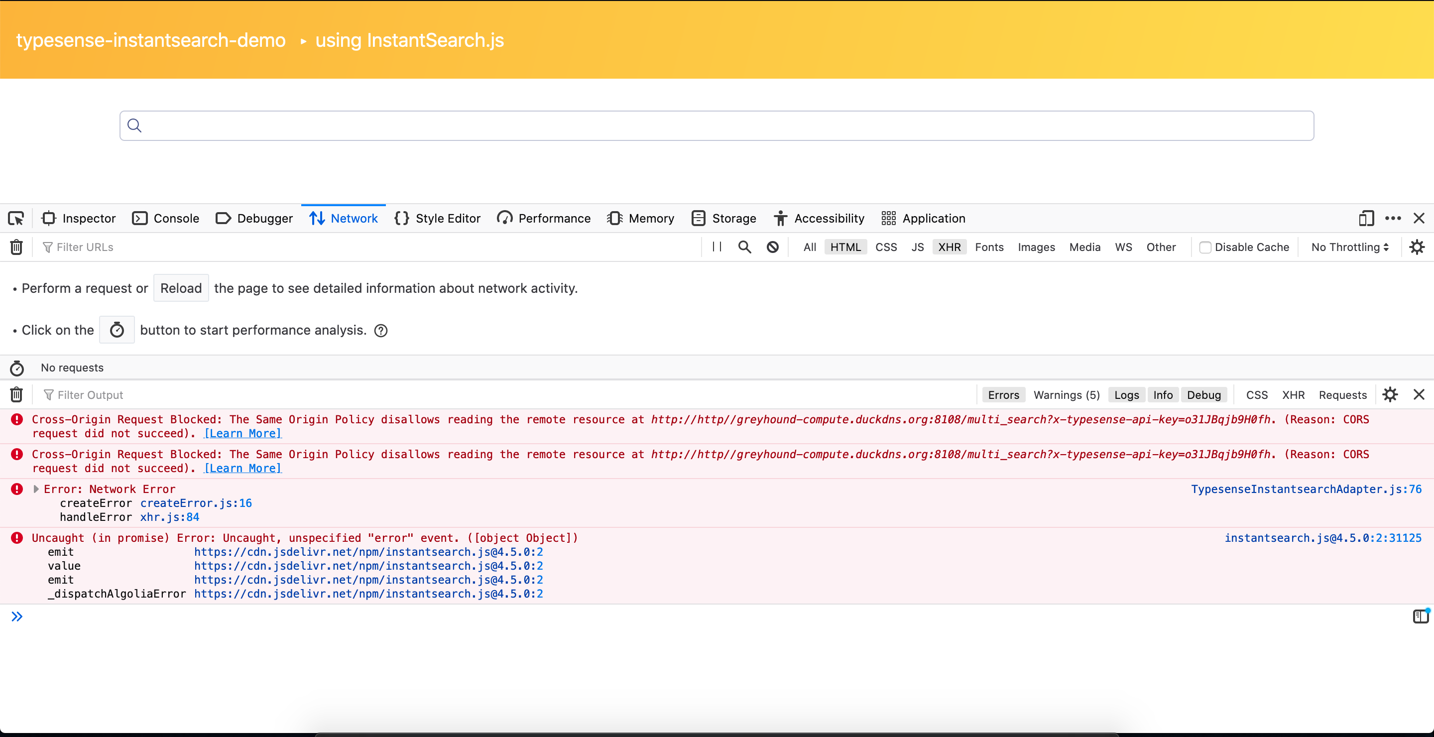 CrossOrigin Request Blocked The Same Origin Policy disallows reading