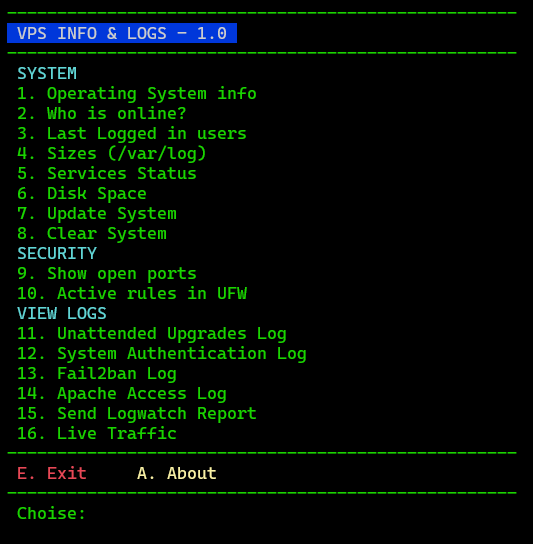 GitHub - ricjcs/vps-info-logs: Script para visualizar informações e ...