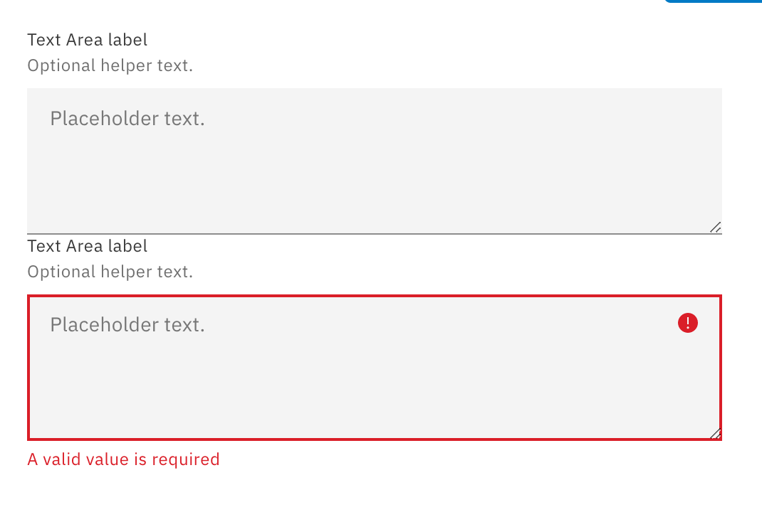 Text area. Text area