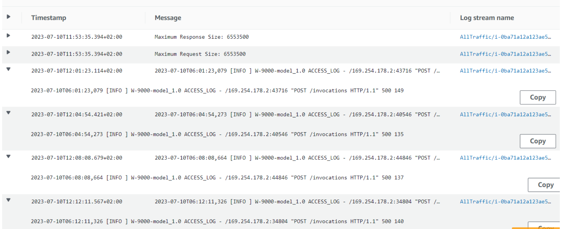 Received server error (500) from primary and could not load the entire