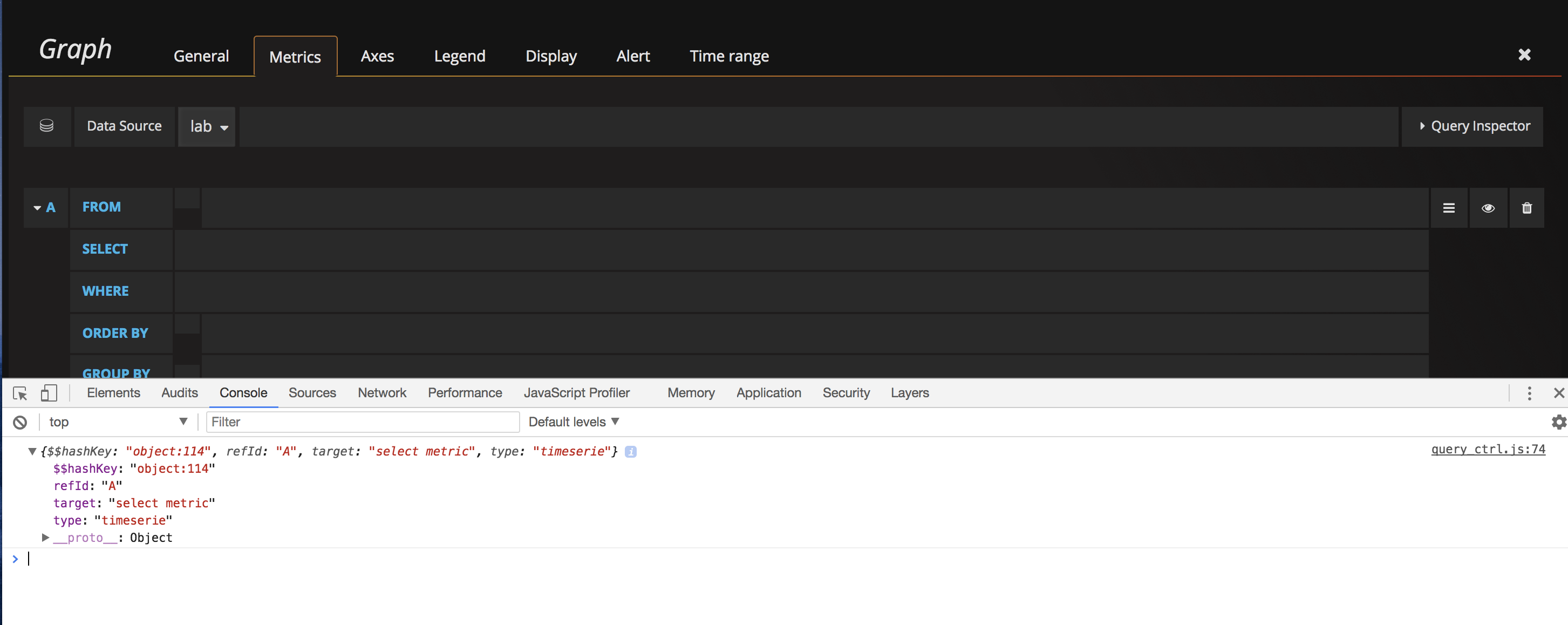 Re create Target Object In QueryController When Datasource Type Changed Re create target object in querycontroller when datasource type changed