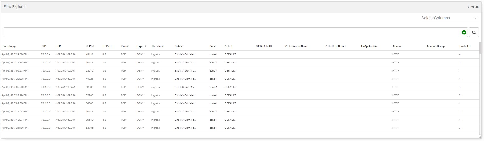 Cannot filter flows based on Type in FlowExplorer · Issue #630 ...
