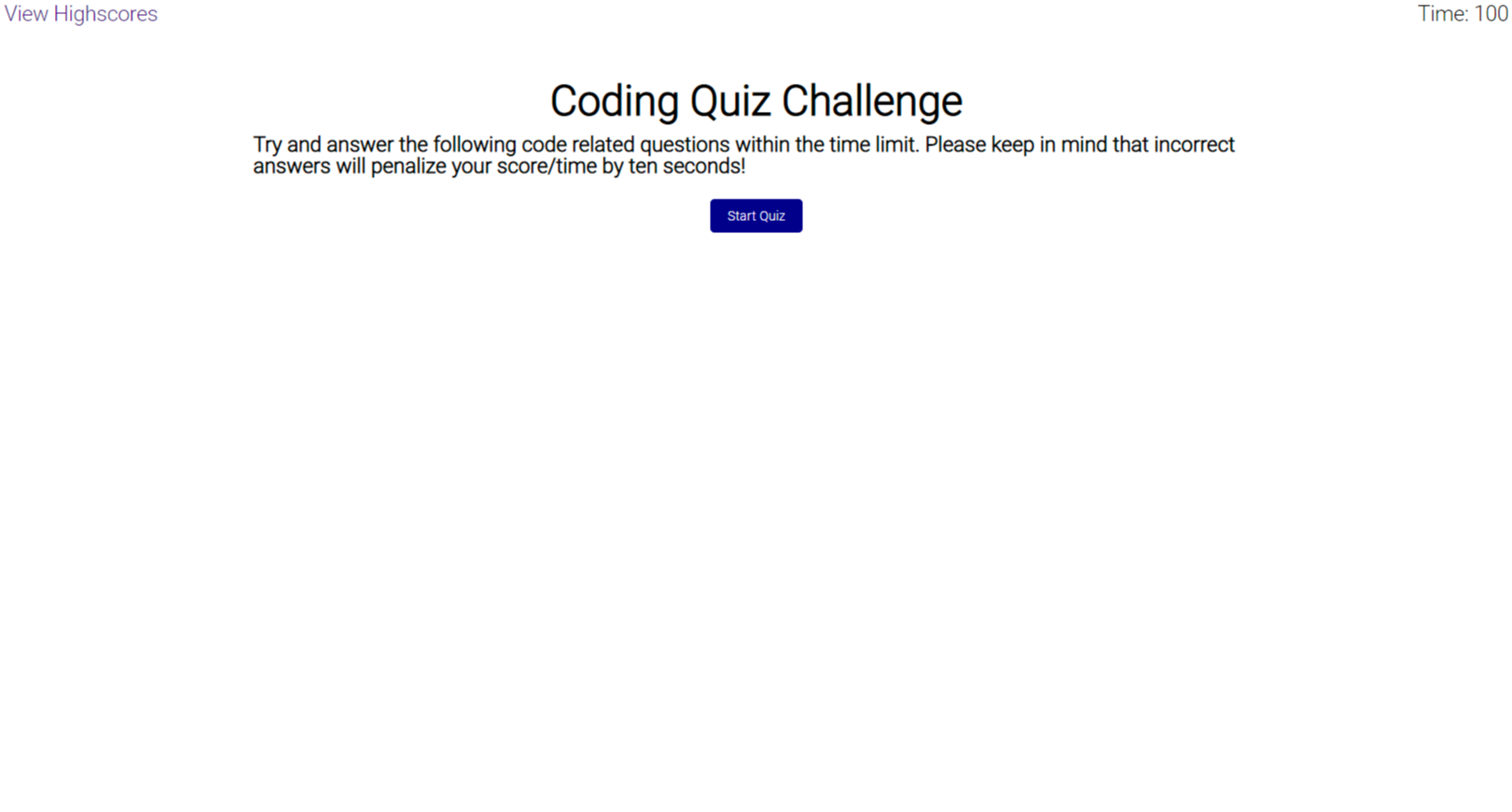 GitHub - joemeetjoe/code-quiz