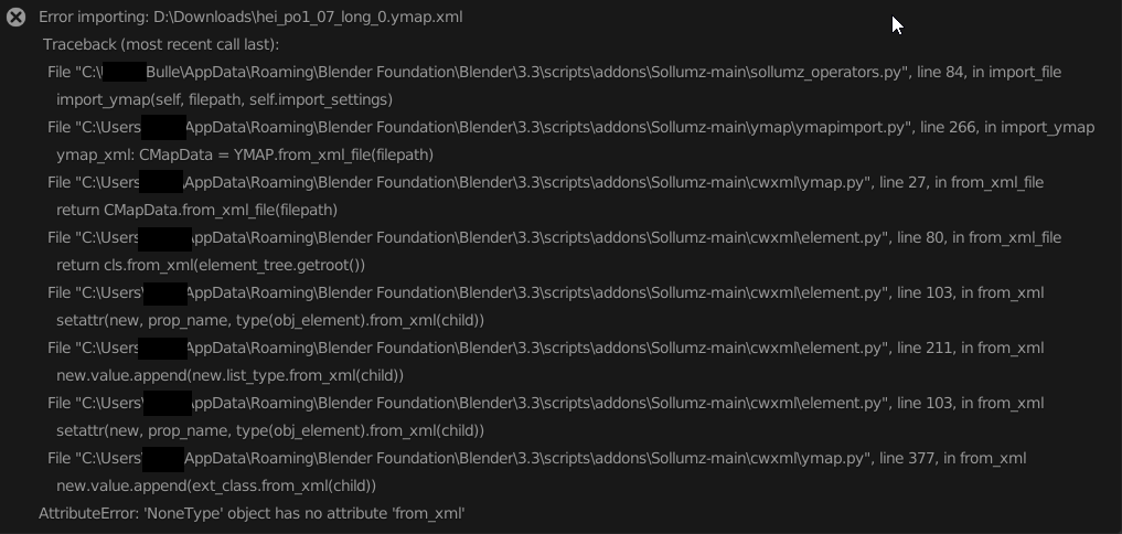 Import error : 'NoneType' object has no attribute 'from_xml' · Issue ...