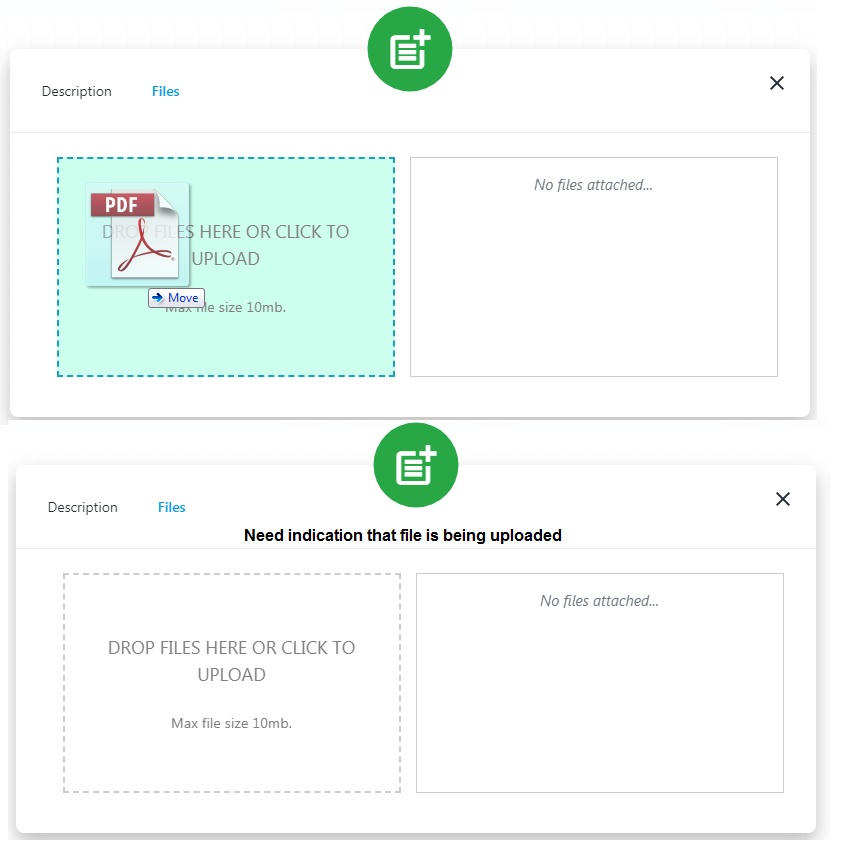 Need an indication when uploading file(s). · Issue #54 · MicroHealthLLC ...