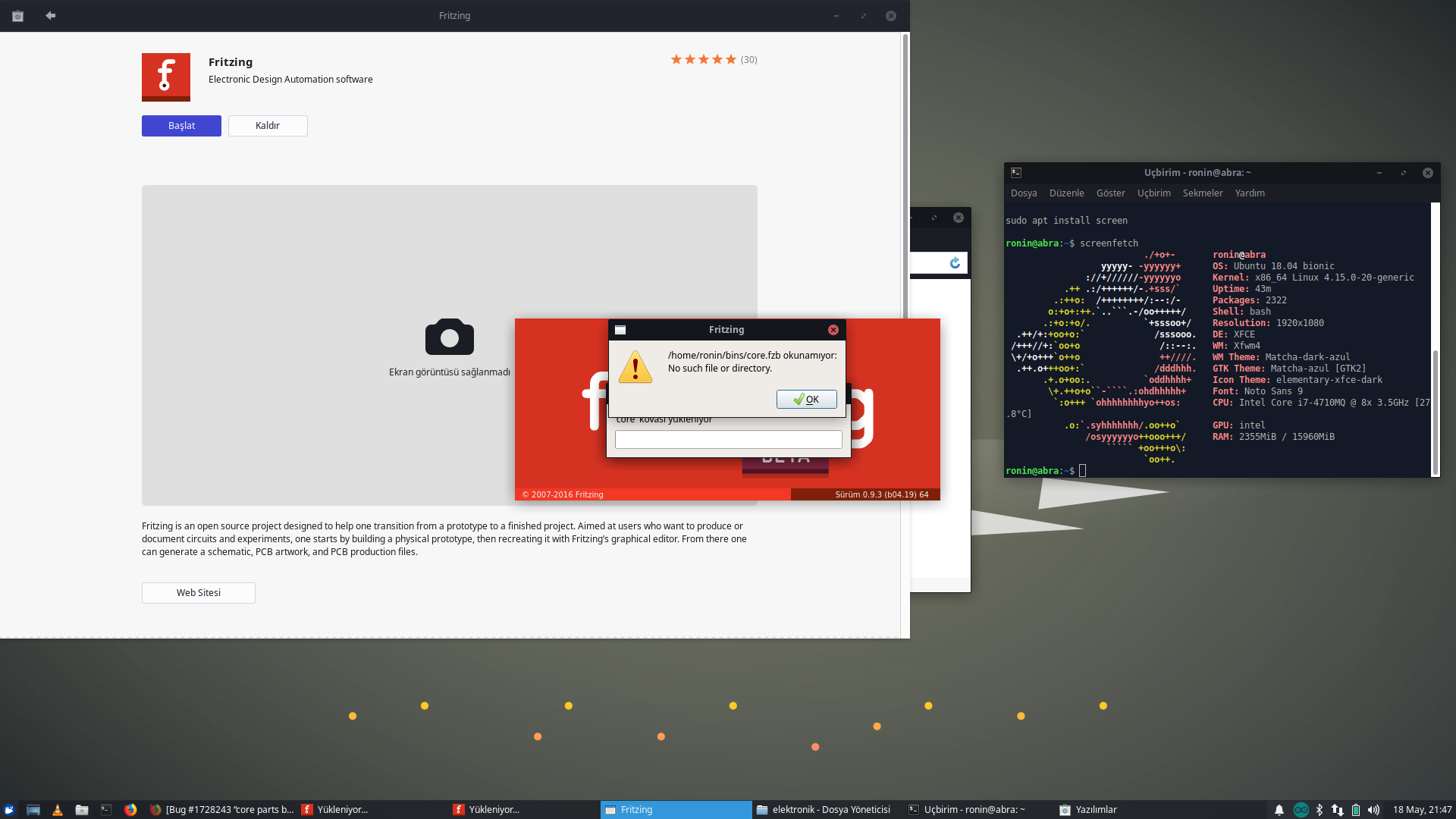 Does not work on Debian 9.2 ( Stretch ) properly · Issue #3371 ·  fritzing/fritzing-app