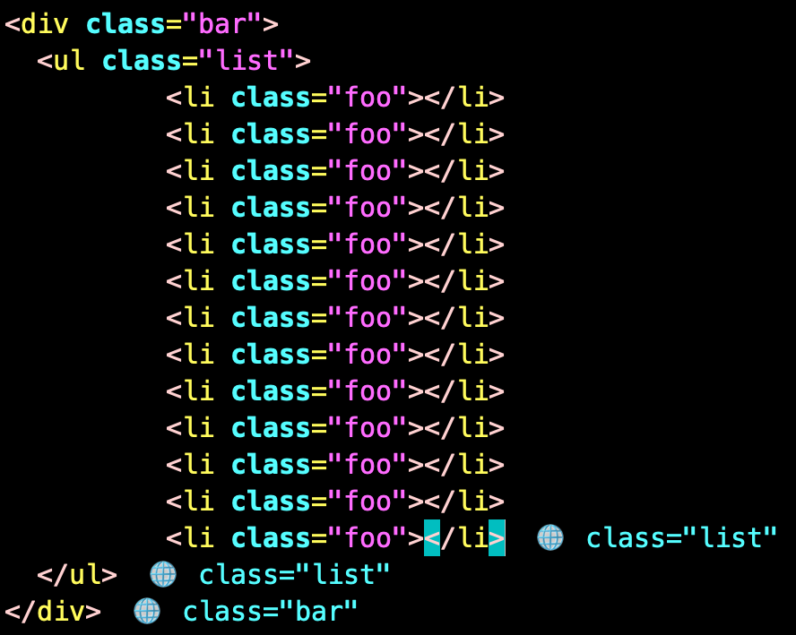 Nested HTML elements seem to display the wrong biscuit · Issue 25