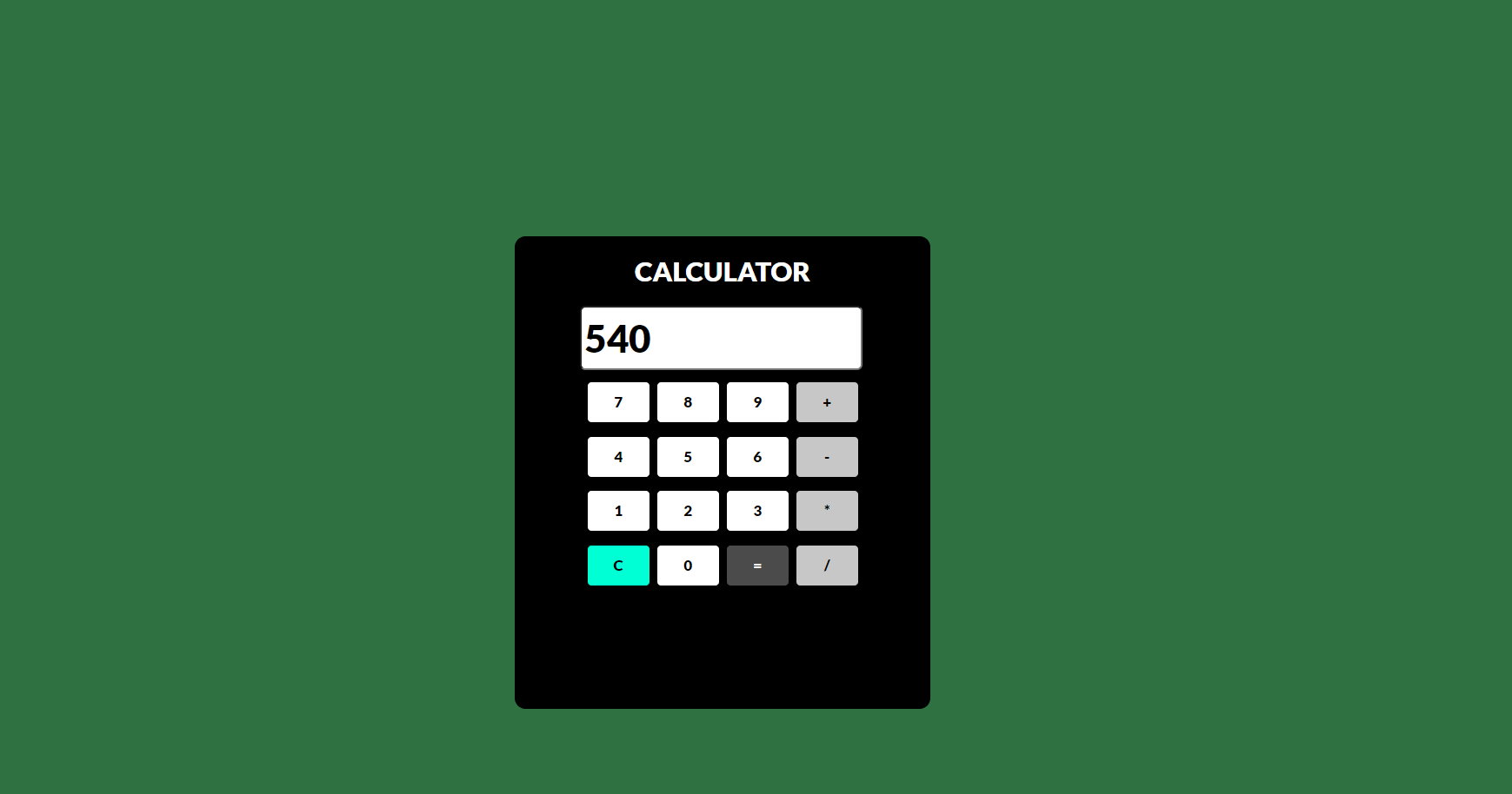 Github Hindraj Calculator