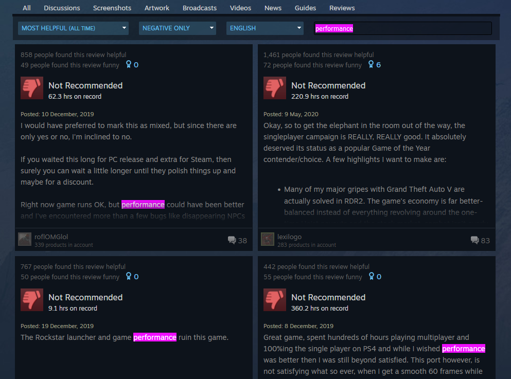 GitHub - ImJezze/steam-review-filter: This user script allows you to ...