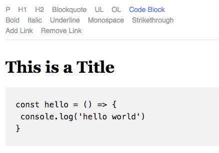 remove white line in code block · Issue #749 · jpuri/react-draft ...