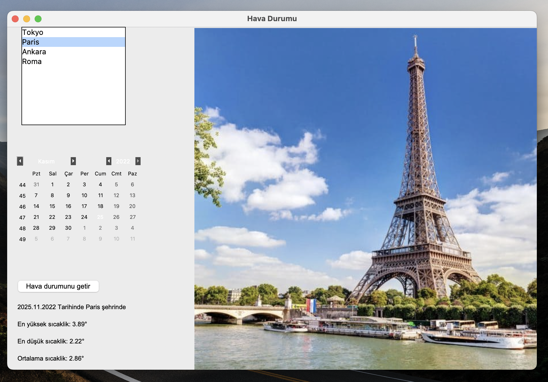 Weather Forcast Interface Using Tkinter GitHub - yavuzkayiran/weather-forecast-with-selenium-selenium-ile-hava ...