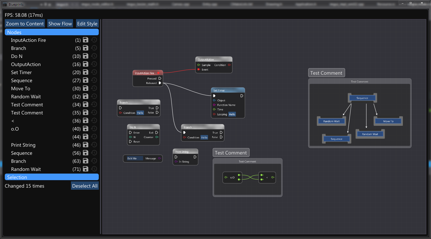 Node editor