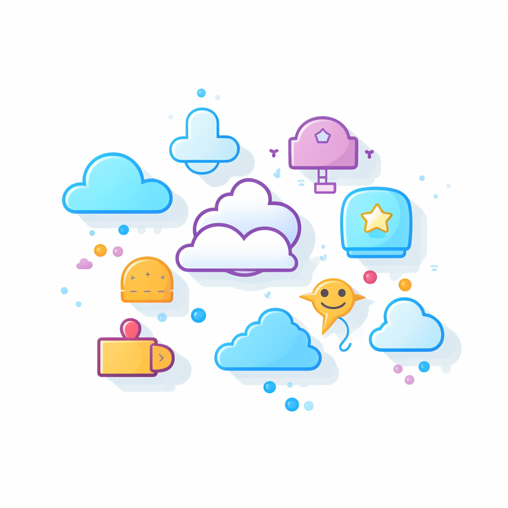 miguelmichelson_Chat_icons_social_networks_clouds_illustration__6ba69978-4ae5-4144-8947-e2d4ad9de9dc