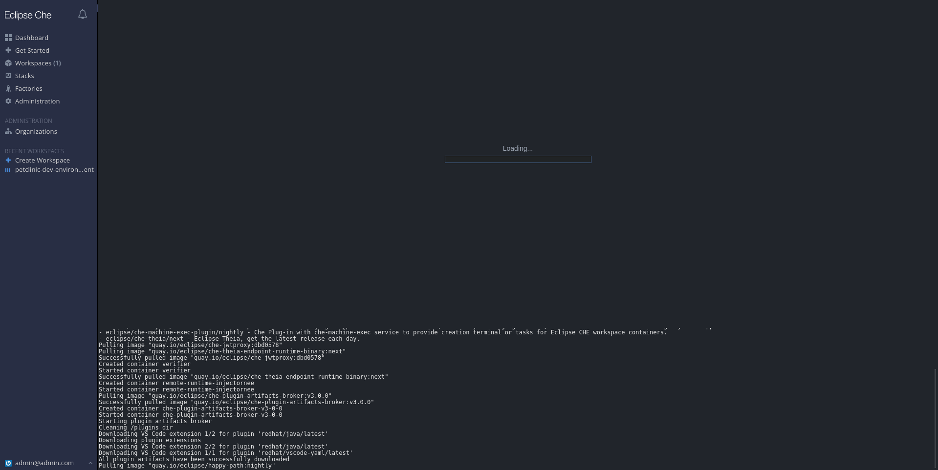 E2E Happy path tests failed on load workspace step by timeout · Issue ...