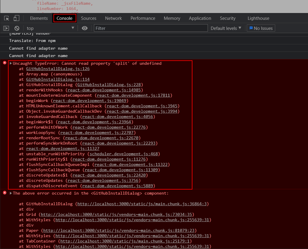 Error in GUI · Issue #1822 · ioBroker/ioBroker.admin · GitHub