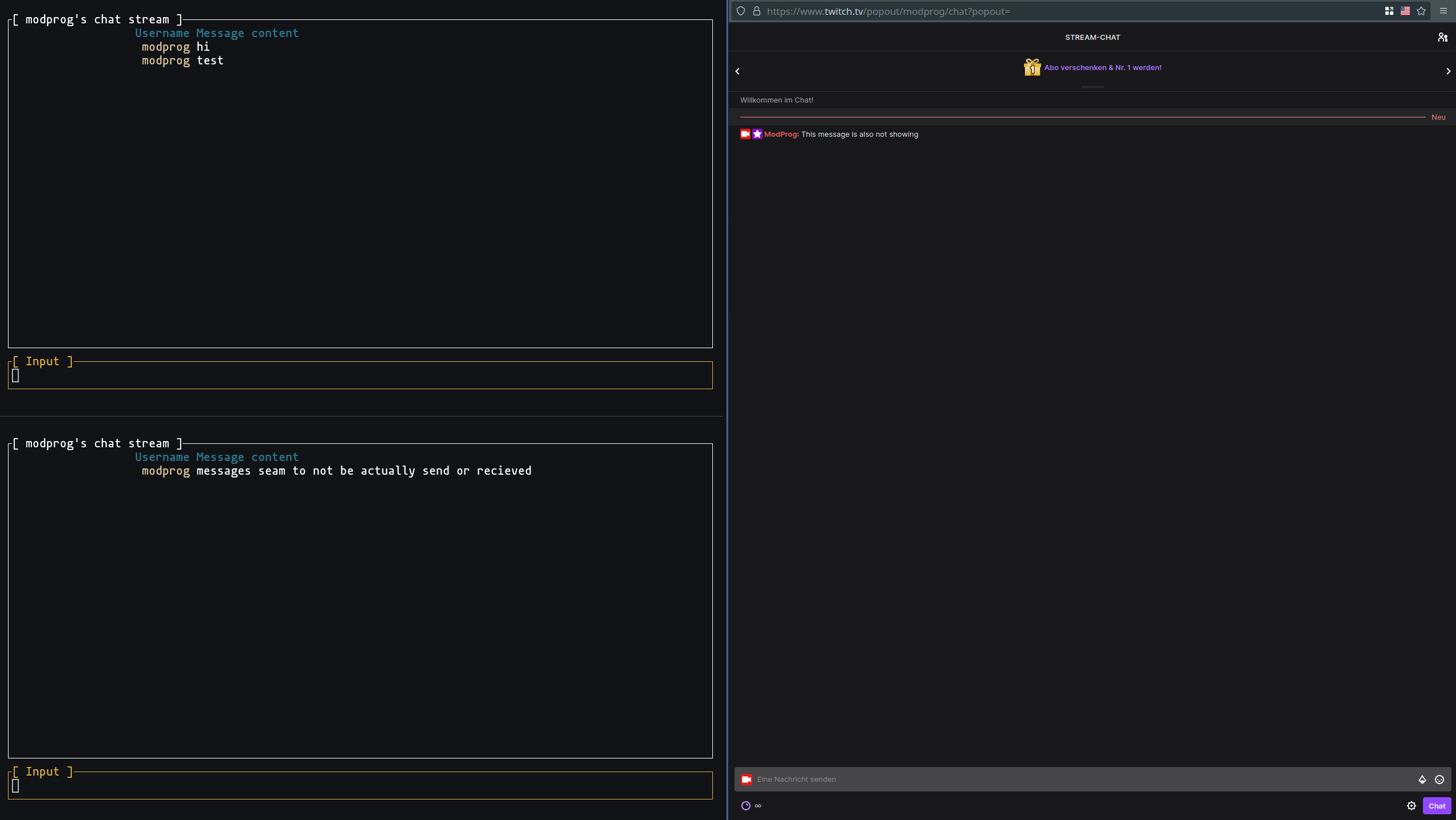 Show error Message when token is invalid · Issue #26 · Xithrius/twitch ...