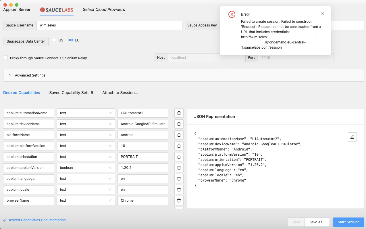 Latest Dev Build of Master can't connect to Sauce Labs and BrowserStack
