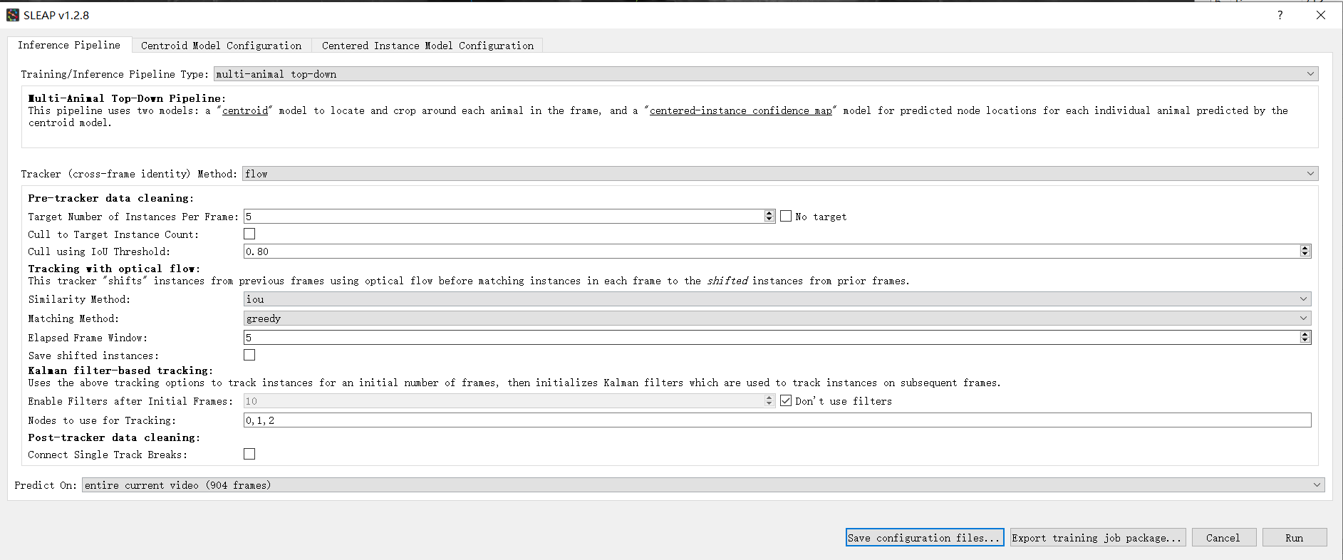An error when tracking across frame · talmolab sleap · Discussion #1069 ...