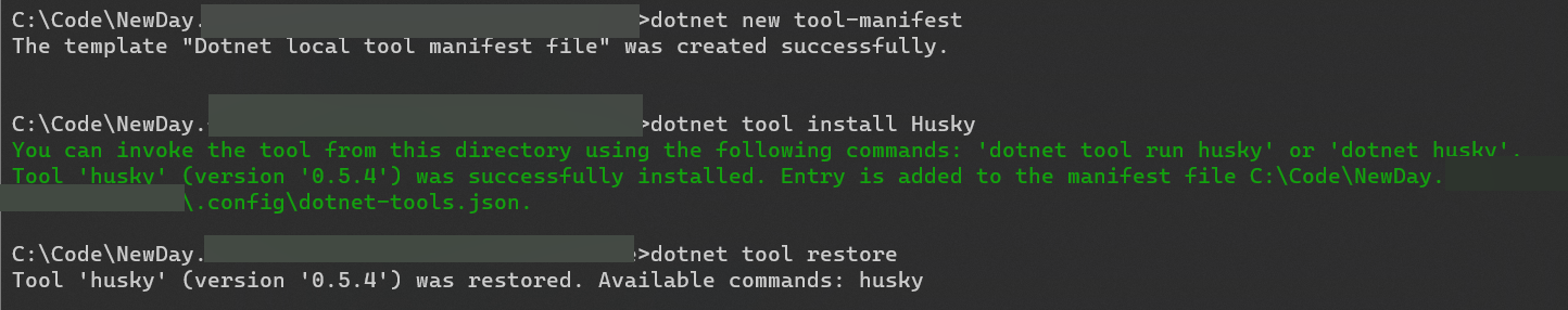 using Husky.NET to format before commit · GitHub