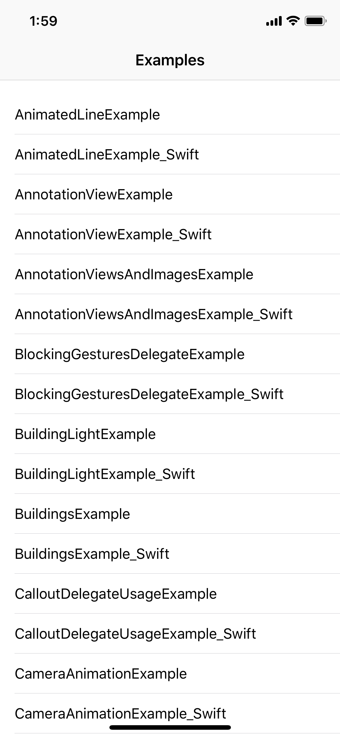 Ios List Examples Example list should be better organized and more friendly · Issue #166 ...