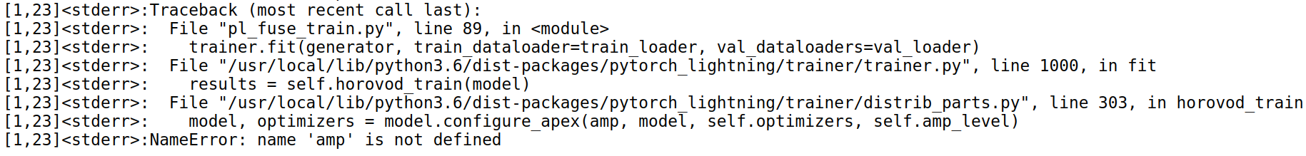 Horovod and Native Amp not work · Issue #2730 · Lightning-AI/pytorch ...