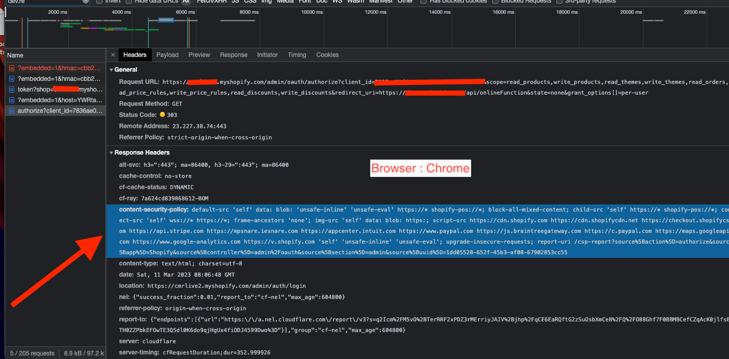 Embedded app cannot complete OAuth process due to CSP issue · Issue ...