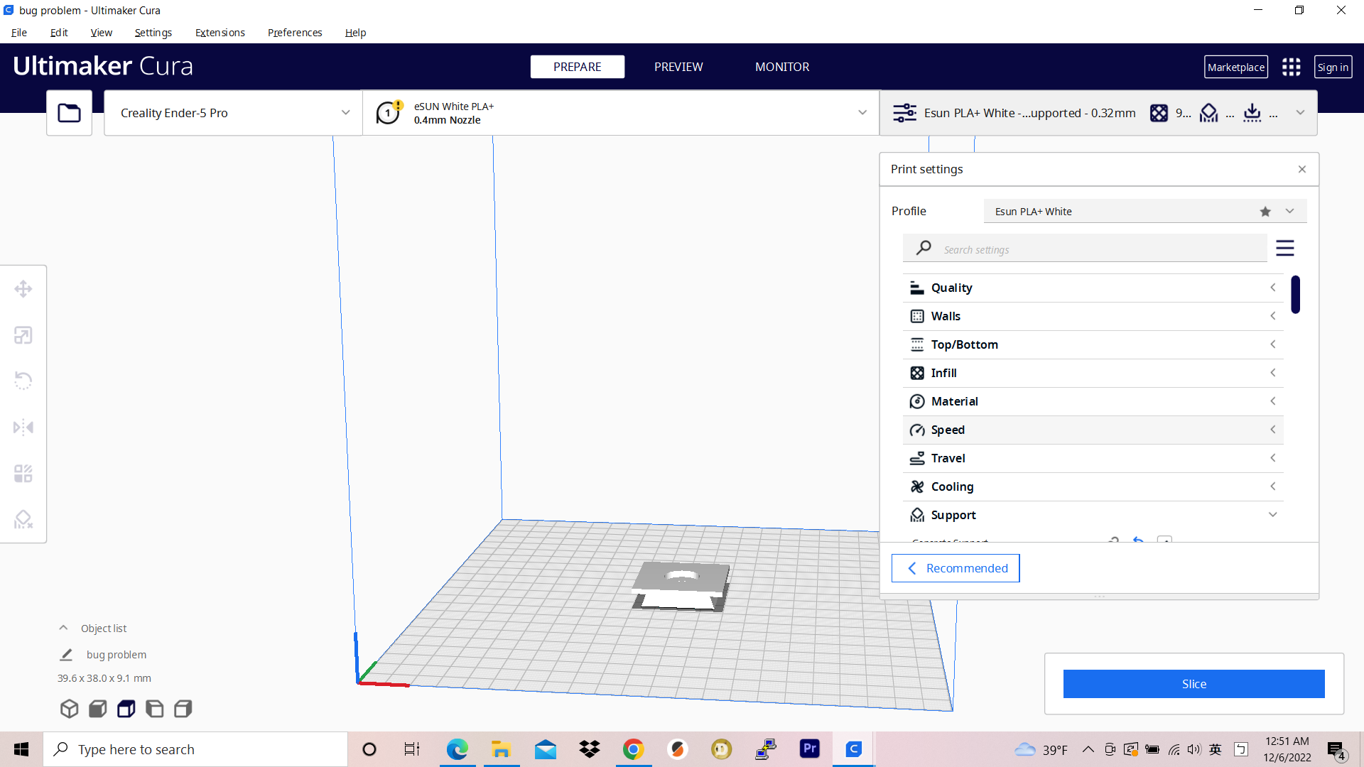 Slicer changes shape when slicing · Issue #13981 · Ultimaker/Cura · GitHub