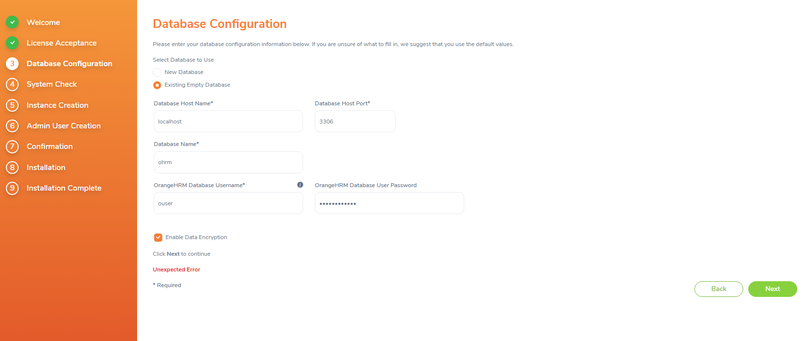 Can't Crate Databases · Issue #1559 · orangehrm/orangehrm · GitHub