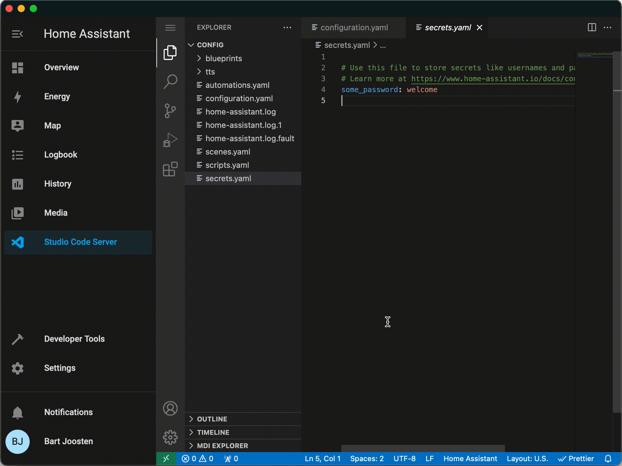 Vscode add on cannot be controlled with mouse or arrow keys in swift