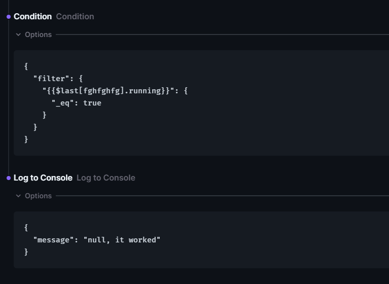 conditions seems to always succeed in flows · directus directus ...