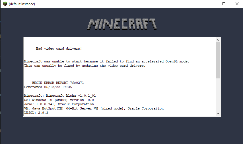black screen on betacraft[BUG] · Issue #195 · betacraftuk/betacraft ...