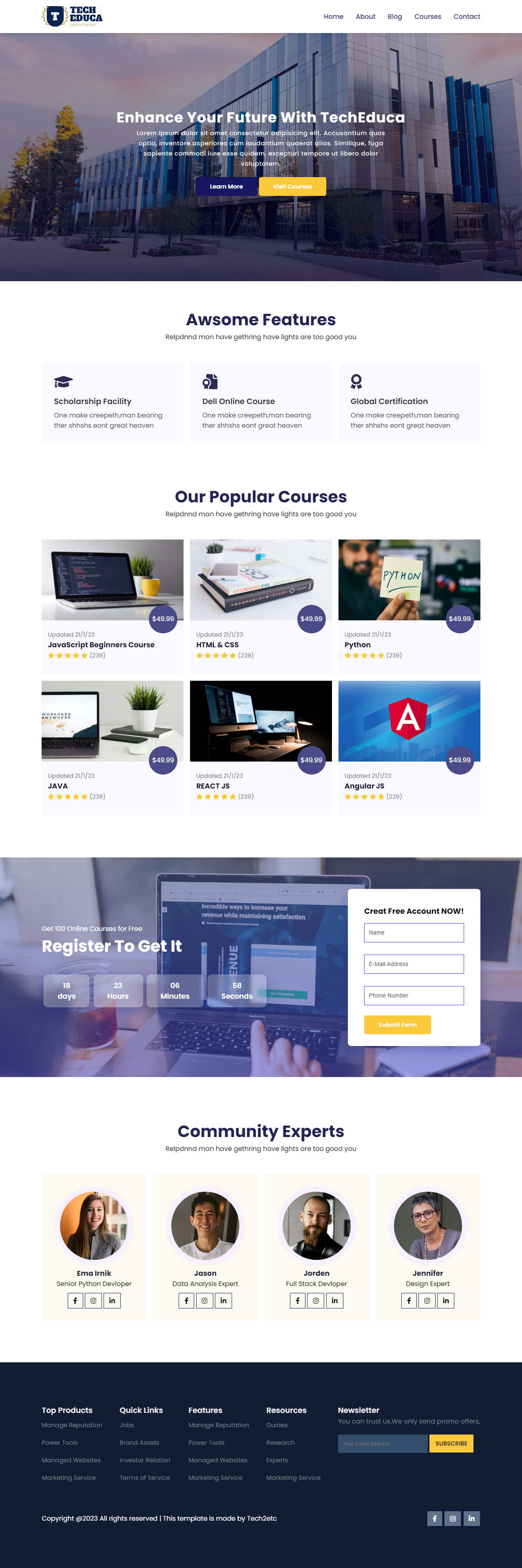 GitHub - Meetbraval/IT-Course-Page-using-CSS-HTML