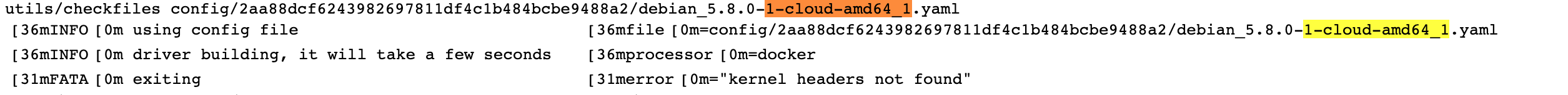 Unable to find kernel headers for debian_5.8.0-1-cloud-amd64_1 · Issue ...