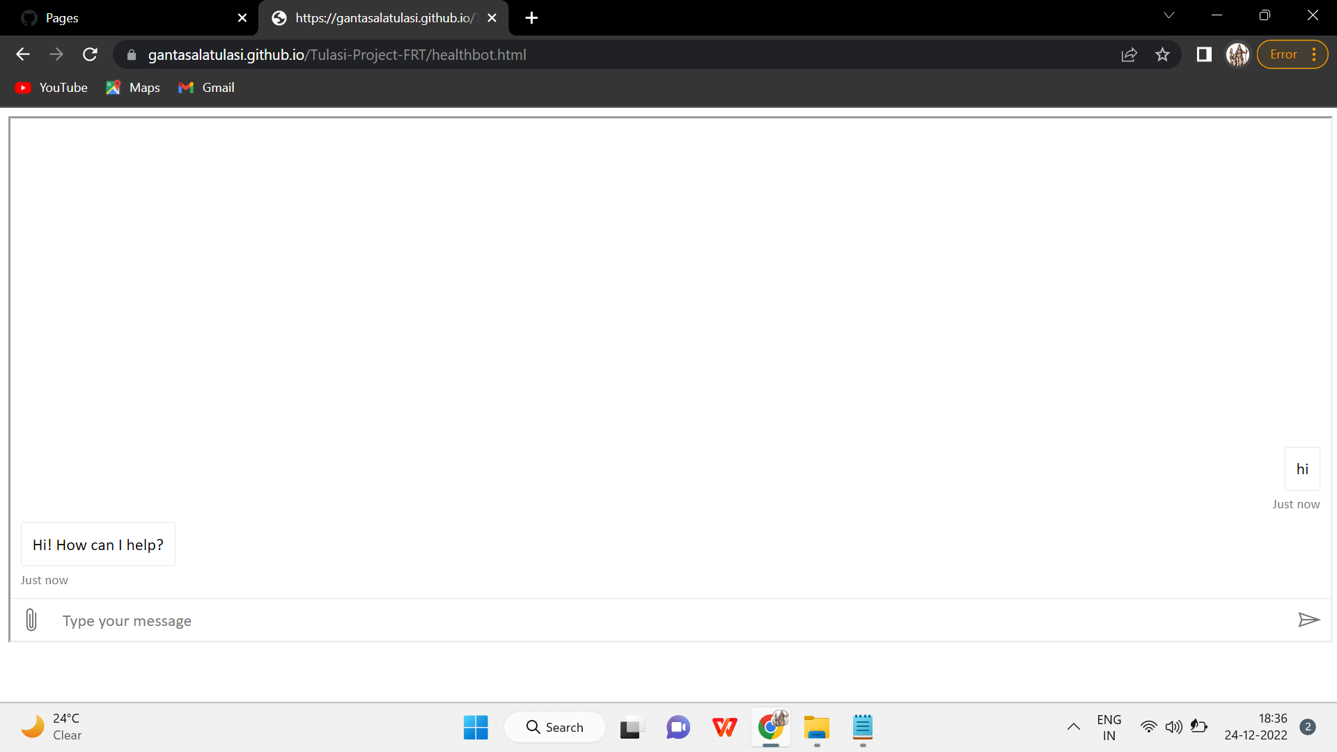 GitHub - GantasalaTulasi/Tulasi-Project-FRT