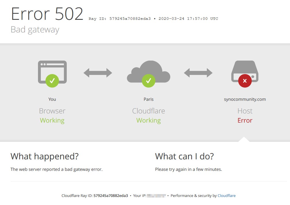 SynoCommunity_ServerDown