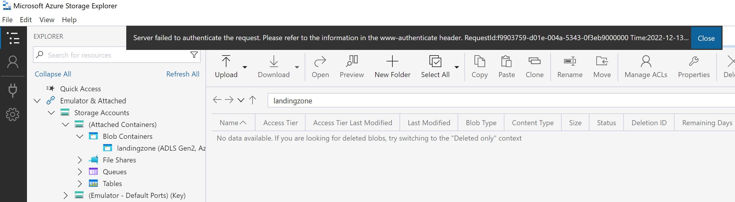 Azure Storage Explorer ACL · Issue 6354 · microsoft