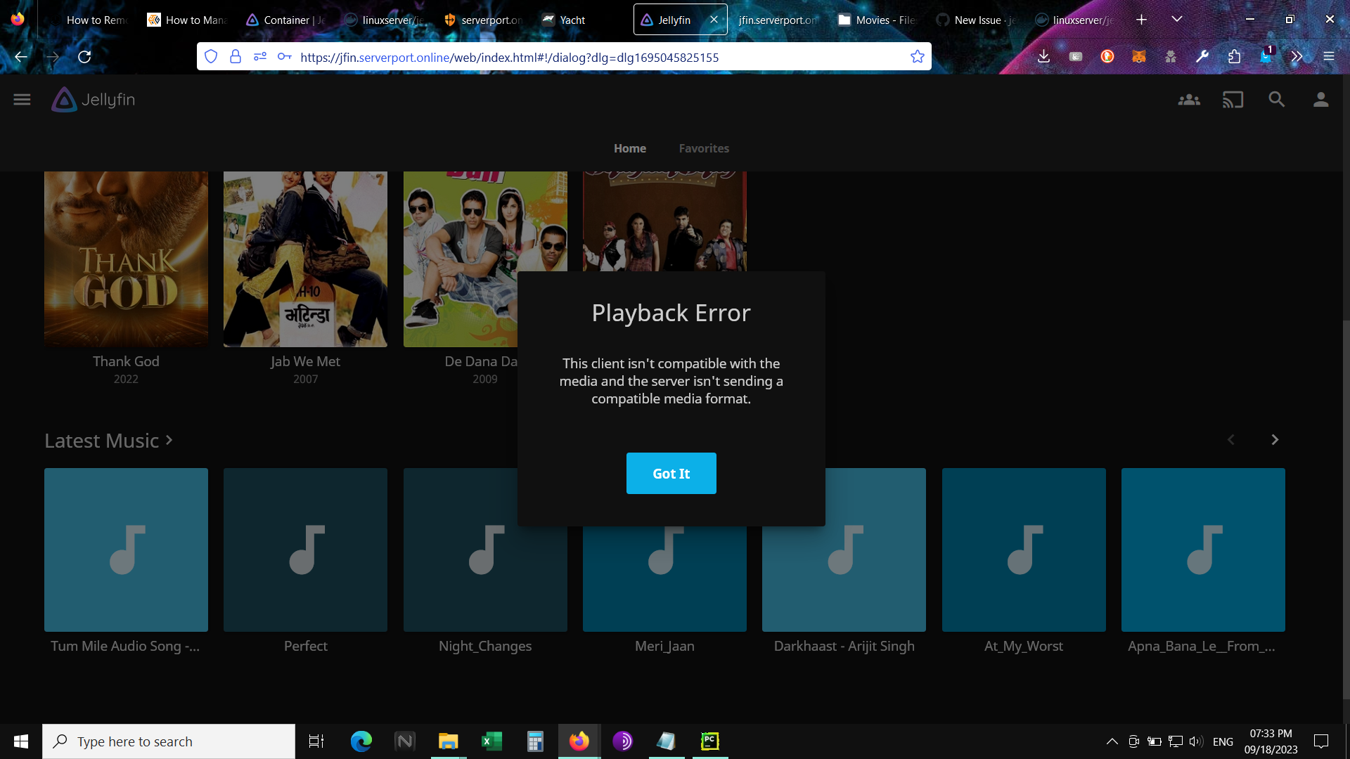 MP3/AUDIO FILES NOT PLAYING · Issue 4788 · jellyfin/jellyfinweb · GitHub