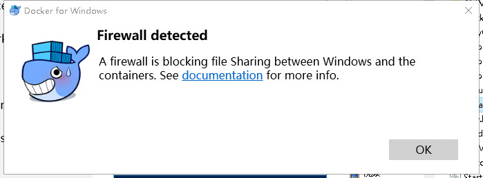 Windows10 Shared Drivers Unable to mount C drive: firewall is blocking ...