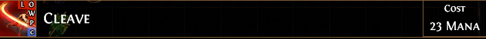 cleave 23 mana