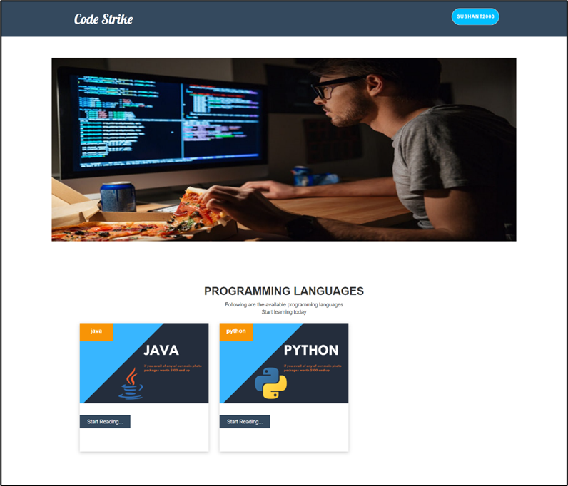 GitHub - sushantpatil03/CodeStrike-A_E-Learning_Platform
