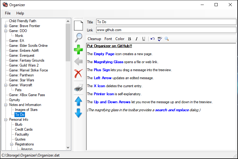 GitHub - TysonGill/Organizer: A desktop utility that helps you organize ...