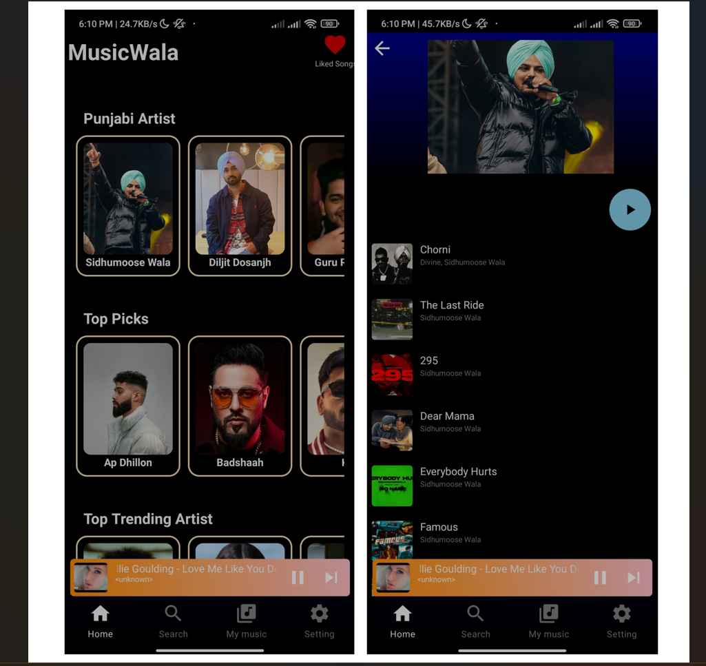 GitHub LEGENDKULDIP/MUSICPLAYER Here i will make a music player app
