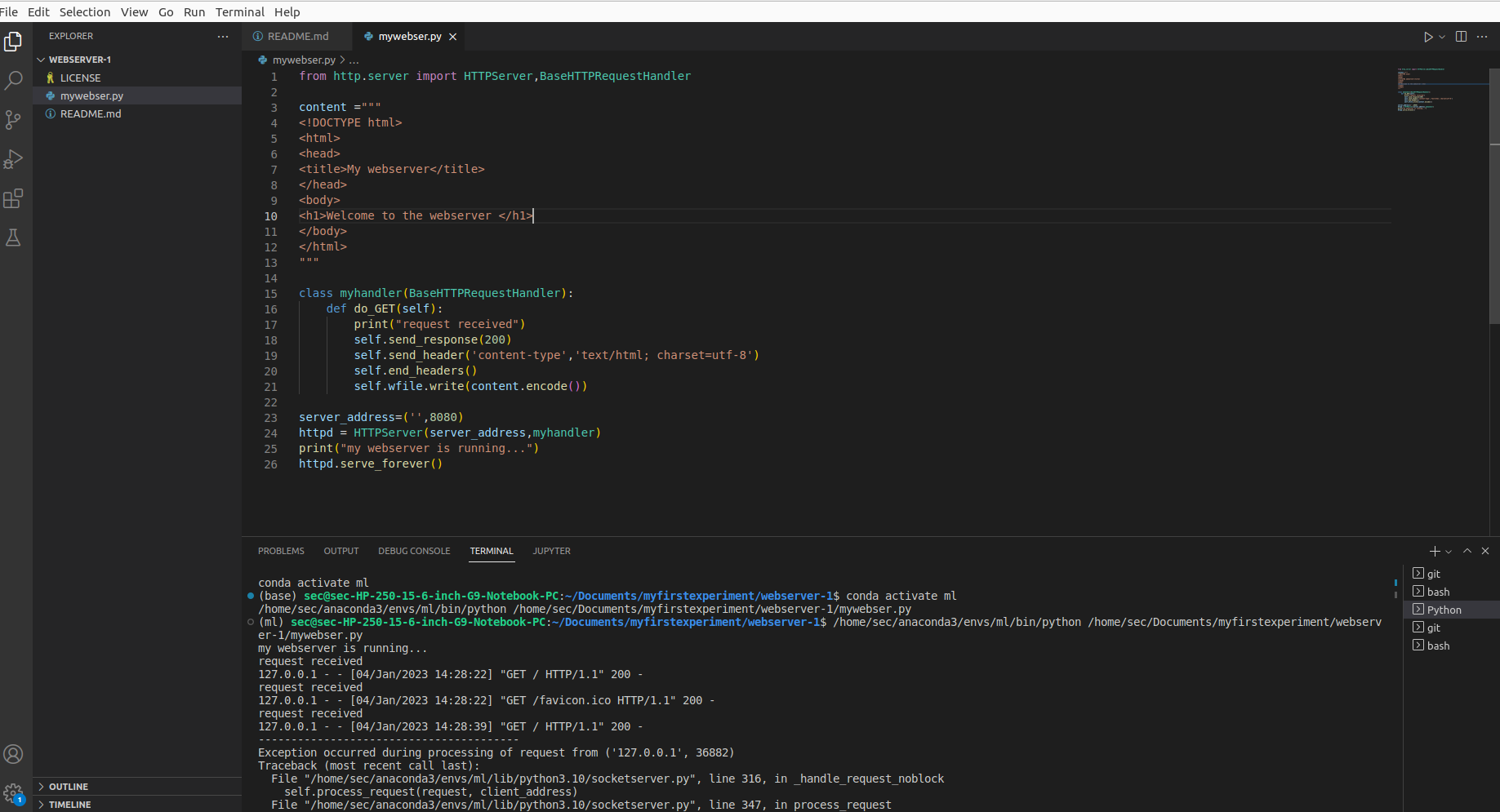 GitHub - Yazhini-G/webserver-1