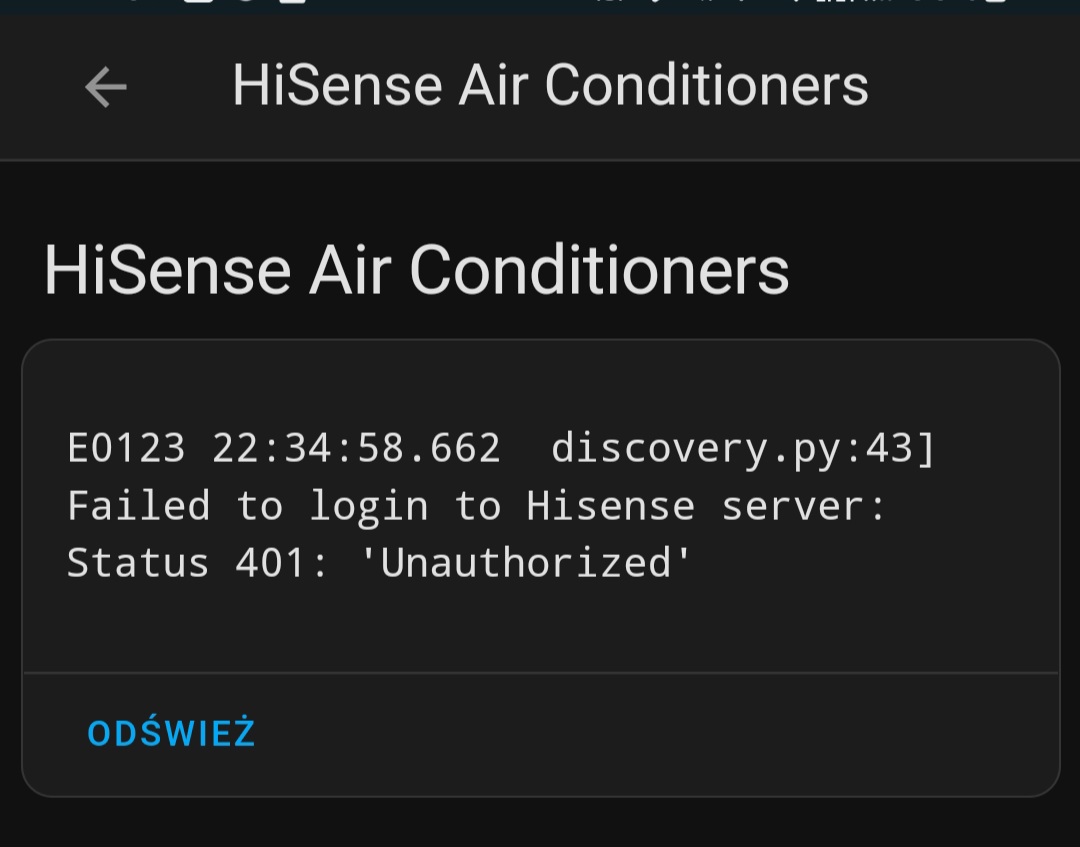 Filed login to hisense server · Issue 213 · deiger/AirCon · GitHub