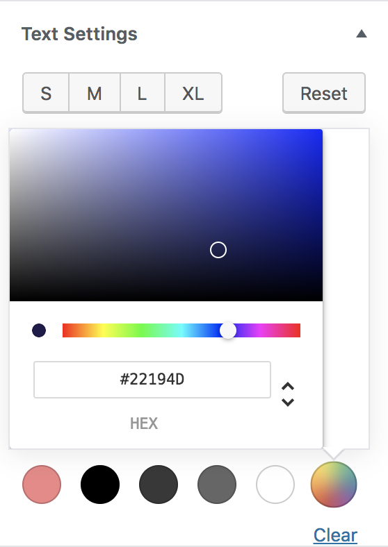 Color picker has extra space on the right side. · Issue #8167 ...