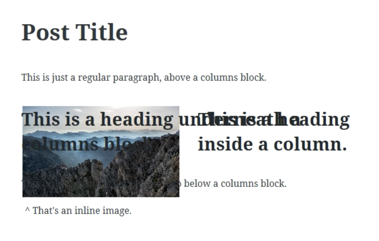 Columns block collapses in IE11. · Issue #8617 · WordPress/gutenberg ...