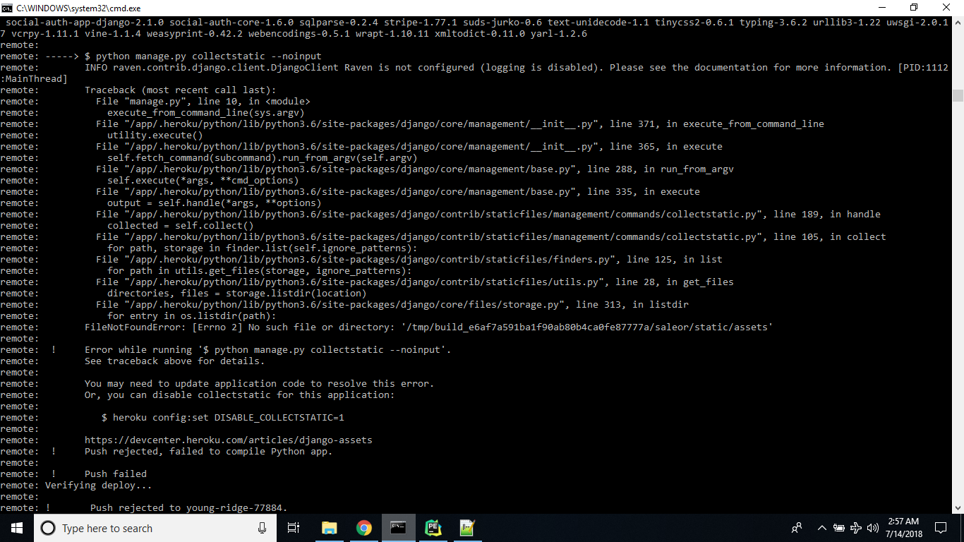 heroku deployment