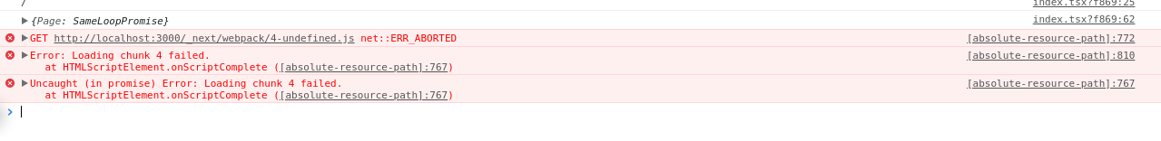 Error when build page first time with dynamic import · Issue #4175 ...