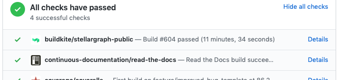 Build documentation for each pull request · Issue #602 · stellargraph ...