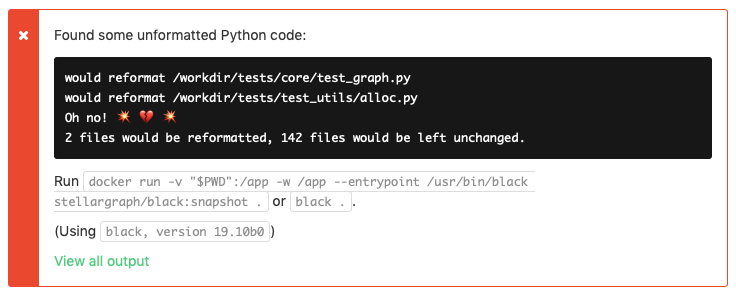 Black CI step should indicate which files are misformatted · Issue ...
